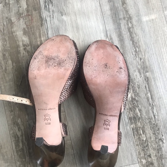 Antonio Melani Brown stilettos. - Picture 5 of 6